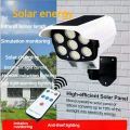 Solar monitoring lamp / dummy cctv camera / motion sensor solar charging light. 