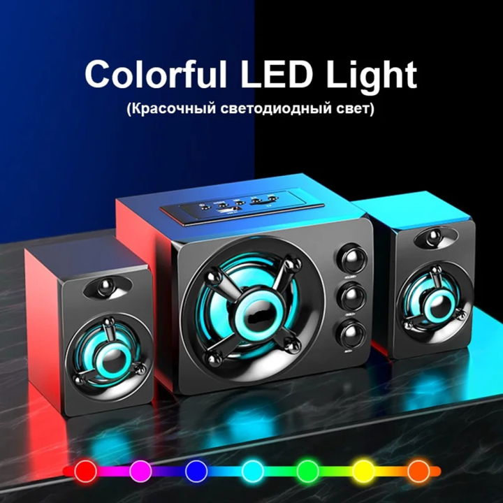 HIFI%203D%20Stereo%20Speakers%20Colorful%20LED%20Heavy%20Light%20AUX%20USB%20Wired%20Wireless%20Bluetooth%20Audio%20Home%20Theater%20Surround%20Sound%20Bar%20TV%20-%20Image%204
