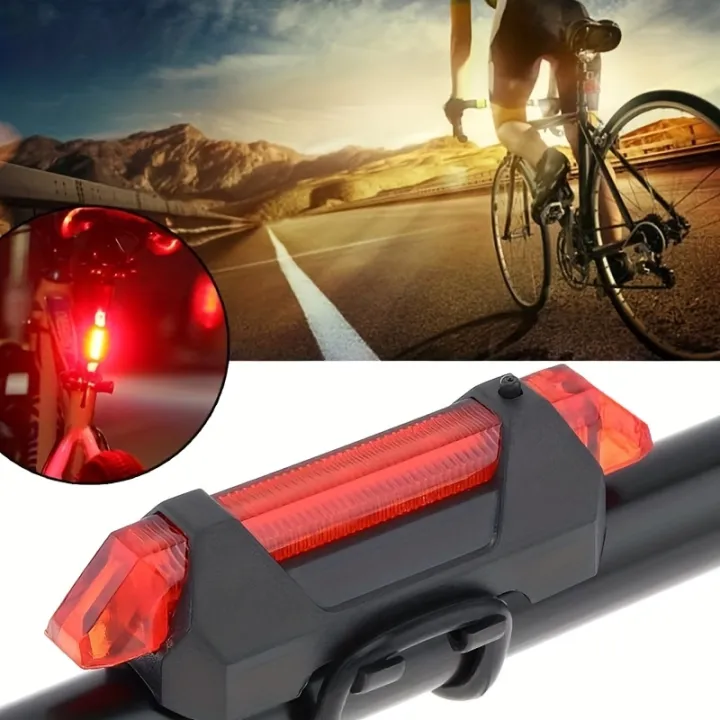 LED Mountain Bike Luggage Rack Light Waterproof Bicycle Rear Seat ...