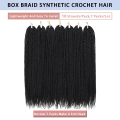30inch Crochet Box Braids Hair pre looped Goddess Box Braids Crochet Braiding Hair 1/5/7 Packs Crochet Box Braids Synthetic Hair. 