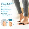 Toe Separators Doctor Recommended Correct Foot and Bunion Pain,Plantar Fasciitis Toe Straightener to Improve Functional Mobility.