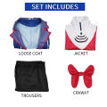 Vox Cosplay Hazbin Uniform Costume Men's Suit Halloween Costumes. 