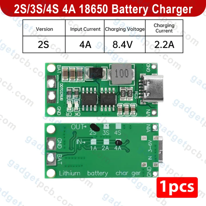 Multi-Cell%202S/3S/4S%204A%20Boost%20Charging%20Module%20Type-C%20USB%202S%20BMS%203S%20BMS%204S%20BMS%20Lithium%20Li-ion%20Battery%20Charging%20Protection%20Board%208.4V%2012.6V%2016.8V%20Step-Up%20Power%20Module%20-%20Image%208