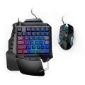 5 In 1 Combo Gaming Keyboard And Mouse Wireless Bluetooth For PC Smartphone PUBG Mobile Game Accessories.