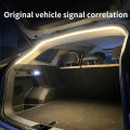 Car Trunk Light Ambient Decorative Atmosphere Lamp Led Flexible Strip Universal Ultra-bright Interior 12V. 