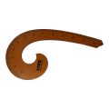 French Curve Shape scale Wooden for Sholder, Gol gala, neckline, armhole, sleeve caps, pocket cutting designers -Tailoring Scale for Measuring in high quality P5 Tailoring Scale. 
