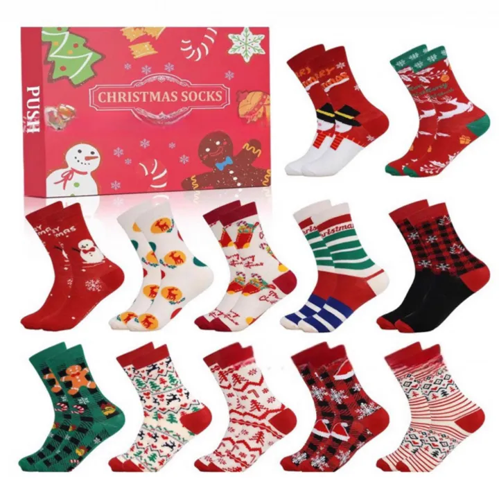 2025%20Xmas%20Advents%20Calendar%2024%20Pairs%20Unique%20Festive%20Men%20Women%20Socks%20Warm%20Cozy%20Autumn/Winter%20Mid-Calf%20Socks%20Set%20-%20Image%207