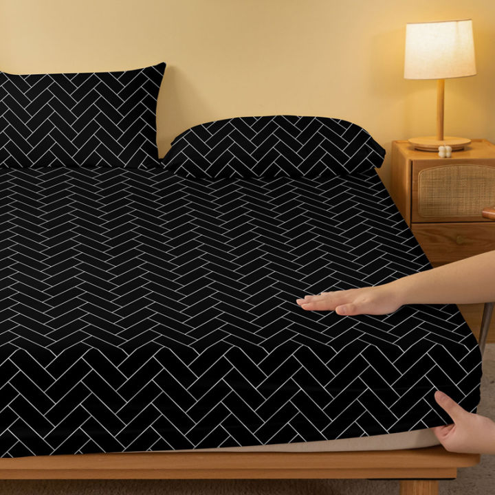 1%20Piece%20Of%20Harrow%20Porcelain%20Pattern%20Frosted%20Bedsheet,%20Bedroom%20Printed%20Bedspread,%20Bedding%20(Excluding%20Pillowcases)%20-%20Image%203