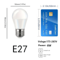 10pcs LED Bulb Lamps AC220V AC189-265V E27 6W Lampada Bombilla Living Room Home Luminair AP 220V. 