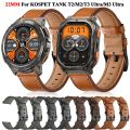 22mm Leather Loop Strap For KOSPET TANK T2 T3/KOSPET TANK M2 M3 Ultra Smartwatch Bracelet TANK T3 Ultra Watchband Correa Belt. 