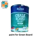 Darkest Black paint for Black board, Blue Bird Chalk board paint 750 ml. Darkest Black & Green Paint - water Proof and washable, for Arts and crafts,  Blackboard & DIY projects,. 