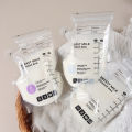 60 Pack Temperature Sensitive Breast Milk Storage Bags -Food Grade PE, Transparent with Measurement Lines, Disposable & Leakpro.