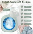 Electric Portable Folding Mini Washing Machine For Underwear Socks Baby Clothes Towels. 