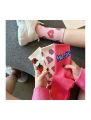 Trend Socks for Women – Cute Strawberry Heart Cotton Crew Socks. 