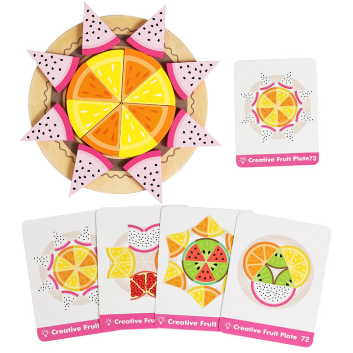 Montessori%20Wooden%20Toys%203D%20Jigsaw%20Puzzle%20Tangram%20Math%20Toys%20Baby%20Hand%20Grasp%20Board%20Shape%20Match%20Puzzle%20Educational%20Fruit%20vegetable%20-%20Image%202