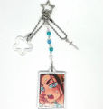 Alien Stage Handmade Matching Keychains Cartoon Figure Luka Mizi Hyuna and Ivan Phone Chain Backpack Pendant Cosplay Accesseries. 