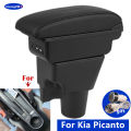 For Kia Picanto Armrest Box For Kia Picanto 3X-Line Car Armrest Storage box Interior Dedicated Retrofit parts Car Accessories. 