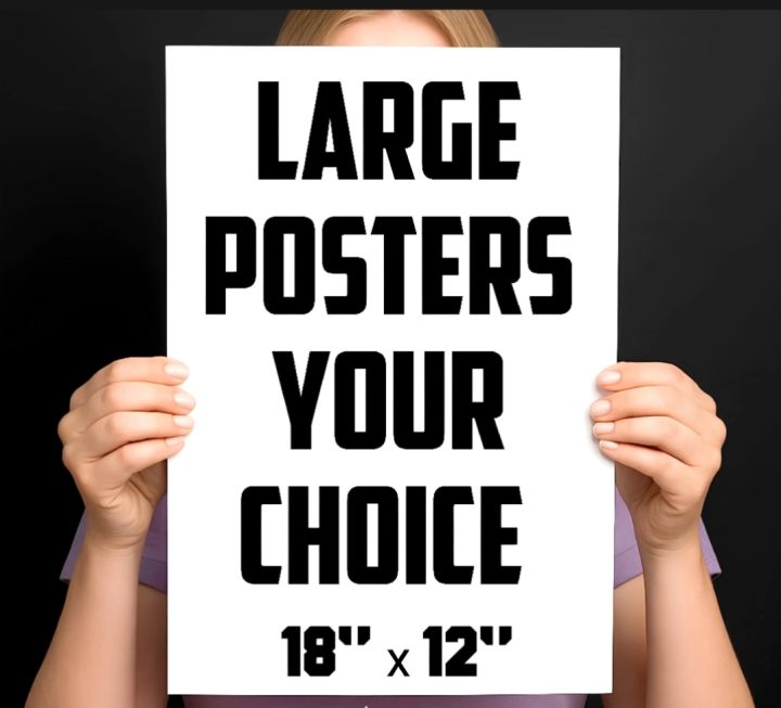 Customized Wall Art Poster - 12x18 Inches - Premium Card Stock - Design ...