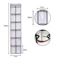 12 Pockets Over Door Shoe Organizer Hanging Shoe Organizer For Shoes Sneakers Tools Toys Storage Hanging Organizer Mesh Pockets.