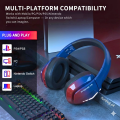 Noise Cancelling Wireless Bluetooth Gaming Headphones, Surround-Sound 7.1 Stereo HIFI Bass RGB Gaming Wired Headset Earphones for PS4, PS5, PC, Laptop, Xbox One, Nintendo Switch, Android Mobile, iPhone ~ Gym Headphone with Microphone by FunBug. 
