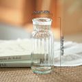 Handmade Carved Glass Vase - Hydroponic Planter for Home/Office Gothic Decor, Mini Plant Lover Gift.