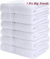 Cotton White Towels Big size /(29 x 54) Inches Towels for Pool, Spa, and Gym Lightweight and Highly Absorbent Quick Drying Towels.