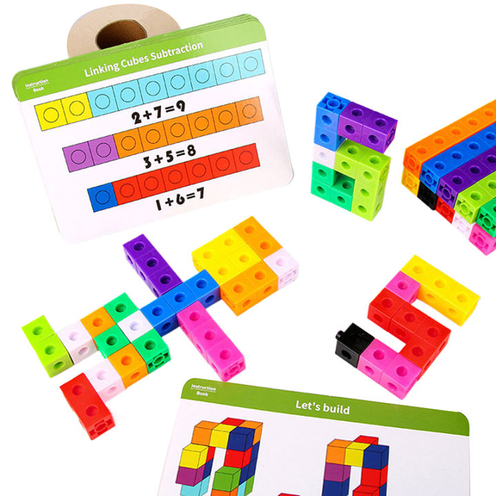 Counting Blocks for Preschool Mathematics, 50/100Pcs Plastic Learning ...