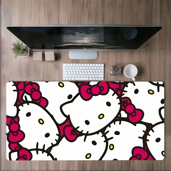 kawaii%20Tiling%20Pattern%20Hello%20k-Kitty%20pink%20bow%20SRO%20Mouse%20Pad%20Non-slip%20Lockedge%20Thickened%20Desktop%20MousePad%20Large%20Office%20Student%20-%20Image%202