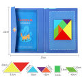 3D Wooden Magnetic Jigsaw Puzzle Games Geometric Shapes Tangram Toy  Montessori Early Education Sorting For Toys Children . 