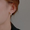925 Sterling Silver Water Drop Shape Earrings for Women  Simple Temperament Ins Retro Jewelry Party Birthday . 