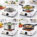 Electric Hot Plate Stove Single Burner – Portable Coil Cooker with Temperature Control Knob – Ideal for Home, Hostel & Office Cooking. 