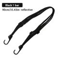 Universal 60/90CM Motorcycle Helmet Straps Hook Luggage Retractable Elastic Rope Fixed Strap Luggage Reflective Multi-functional.