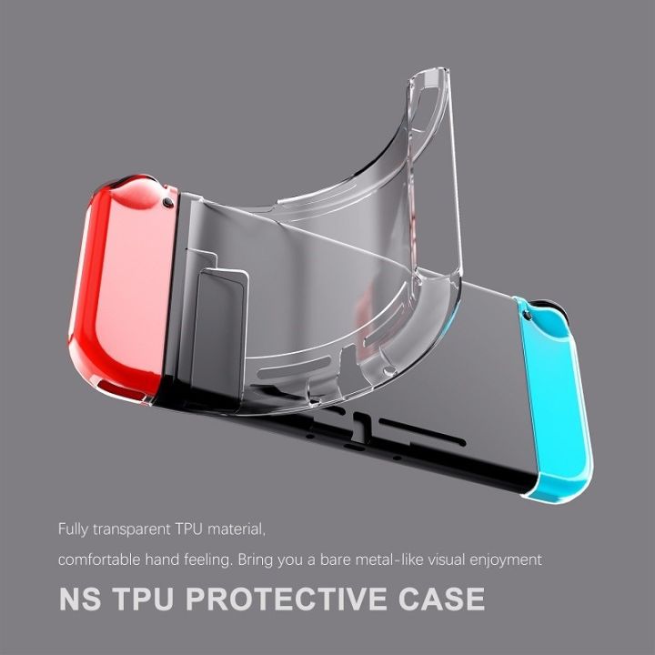 3%20in%201%20TPU%20Transparent%20Protective%20Case%20Compatible%20with%20Nintendo%20Switch%20Joypad%20Cover%20Shell%20Frame%20Protector%20NS%20Console%20Accessories%20-%20Image%203