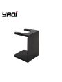 Shaving Brush Holder YAQI Black Acrylic mens Shaving Brush And Razor Stand. 
