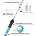 Adjustable Temperature Electric Soldering Iron 220V 110V 60W Welding Solder Rework Station Heat Pencil Tips Repair Tools. 