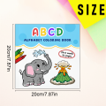 Alphabet Coloring Book for Adults - First Words & Animal Illustrations, Relaxation Art Therapy Activity Book. 
