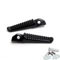 MSX125 Motorcycle Footpeg Front Rear Foot Pegs Footrest Peg for Honda Grom MSX125 CBR600 CBR1000 Silver/Black.