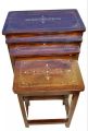 Nesting table set of 4pieces. 