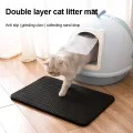 Cat Litter Mat EVA Double Layer Cat Litter Mat Cat Litter Basin Sand Falling Mat Eva Cat Litter Mat Cat Nest Mat Pet Mat. 