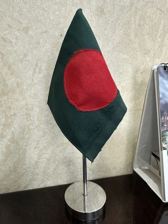 Bangladesh flag with ss metal stand