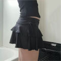 2025 New Solid Color Skirt Women Summer Fashion Outdoor Versatile High Waist Slim Fit Elastic Waist Short Skirt Goods In Stock. 