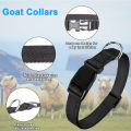 1pc Goat Collars with Bells Horse Sheep Grazing Bells Adjustable Collar Pet Anti-Lost Loud Bell for Small Farm Animal Sheeps Cow.