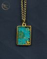 Customised Real Flowers Preserved in Resin Pendant with chain. 