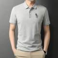 Becoolman-stylish and beautiful short sleeve polo shirt with stripe tip business casual breathable comfortable fabric. 