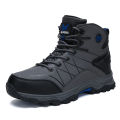 Autumn New High Top Sneaker Men Winter Outdoor Work Boots Anti slip Wear resistant Mountaineering Large size Hiking Footwear. 
