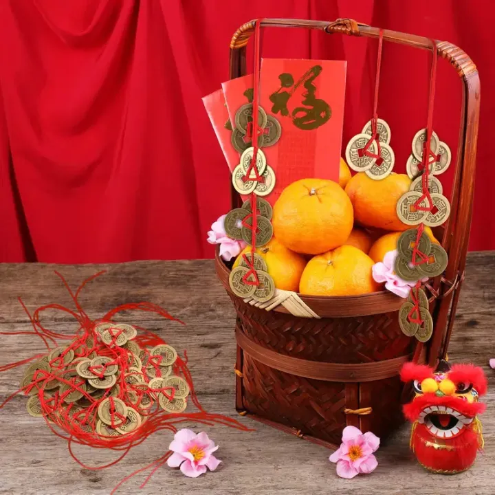 5%20sets%20Chinese%20Fortune%20Lucky%20Coins%20Feng%20Shui%20Good%20luck%20Charms%20Traditional%20with%20Red%20String%20Wealth%20Success%20Access%20-%20Image%205