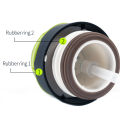 500ML Bicycle Water Bottle Vacuum Stainless Steel Cycling Water Bottle Double Walled Simple Thermo Mug Insulated With Straw.