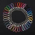 Very cheap 10 colors PU leather fashion keychain woven leather rope keychain bag hanging keychain. 