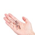 8Pcs/Set Metal Montessori Puzzle Wire Mind Brain Teaser Puzzles Children Adults Interactive Game Reliever Educational Toys.
