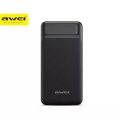 P5k 10000mah dual port dual usb powerbank black colur. 